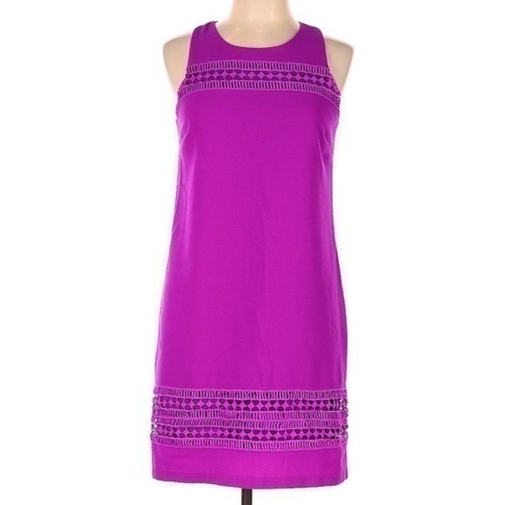 Cremieux Womenโs Purple Sheath Dress
